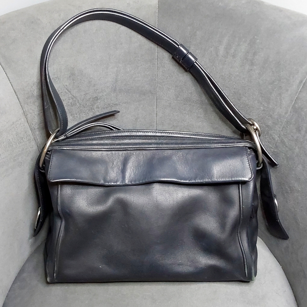 Marc Jacobs Navy Leather Shoulder Bag